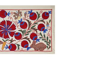 Rabbit Suzani Runner | 18'' x 36''