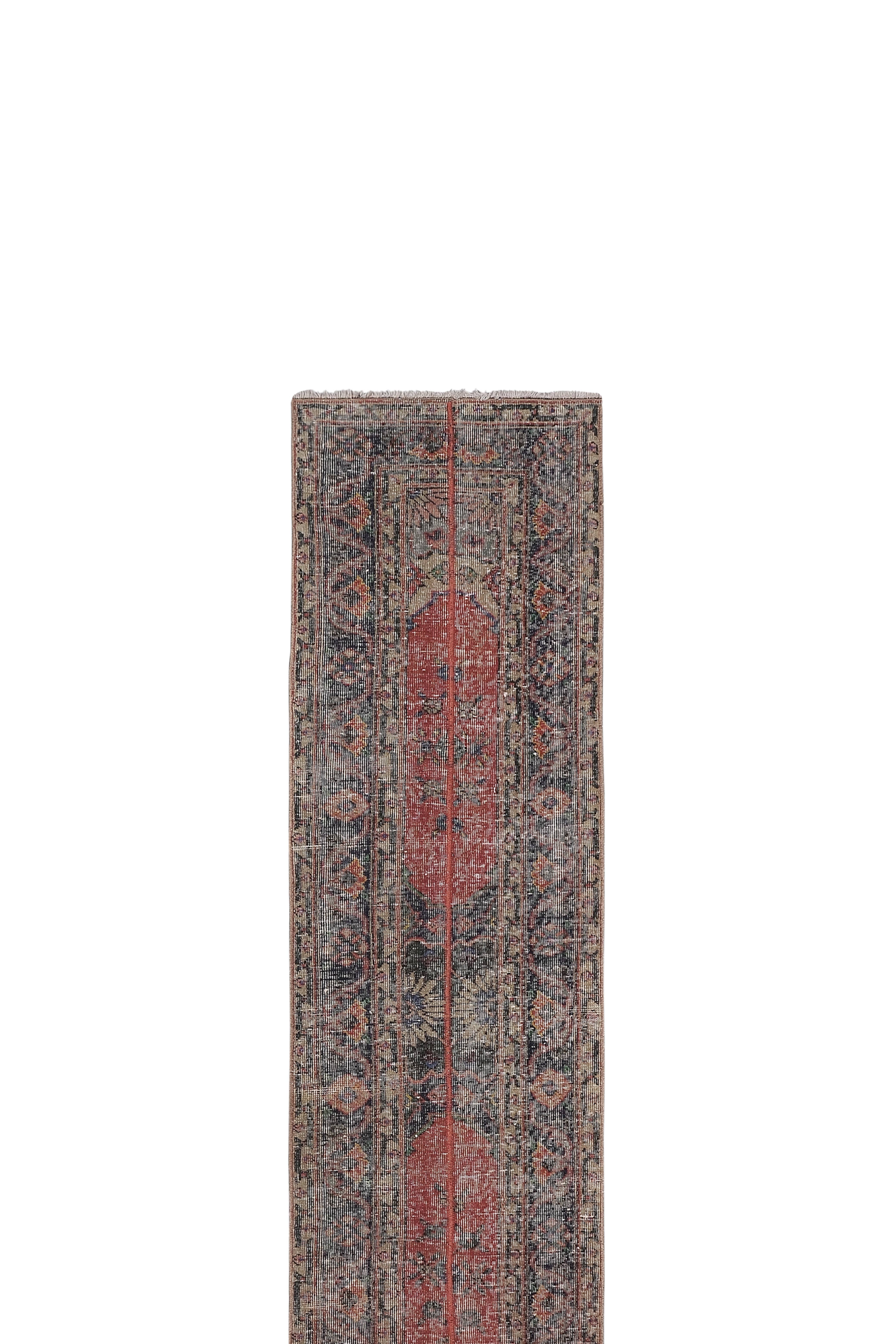 Vintage Turkish Runner Rug 2'2'' x 11'8''