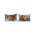 Silk Ikat Velvet Pillow Cover Set of 2 | 16'' x 24''