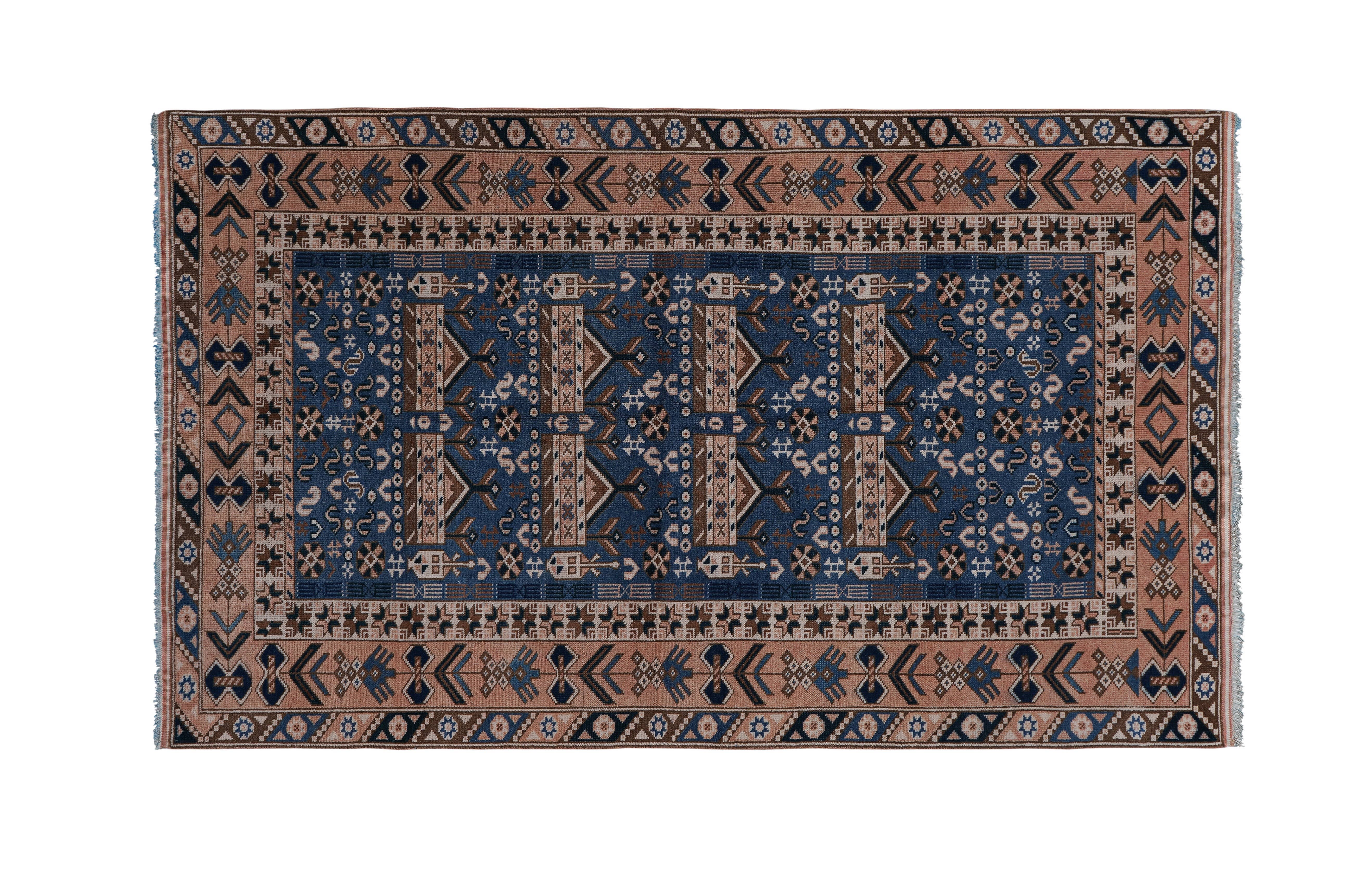Vintage Oushak Rug 4'7'' x 8'1''