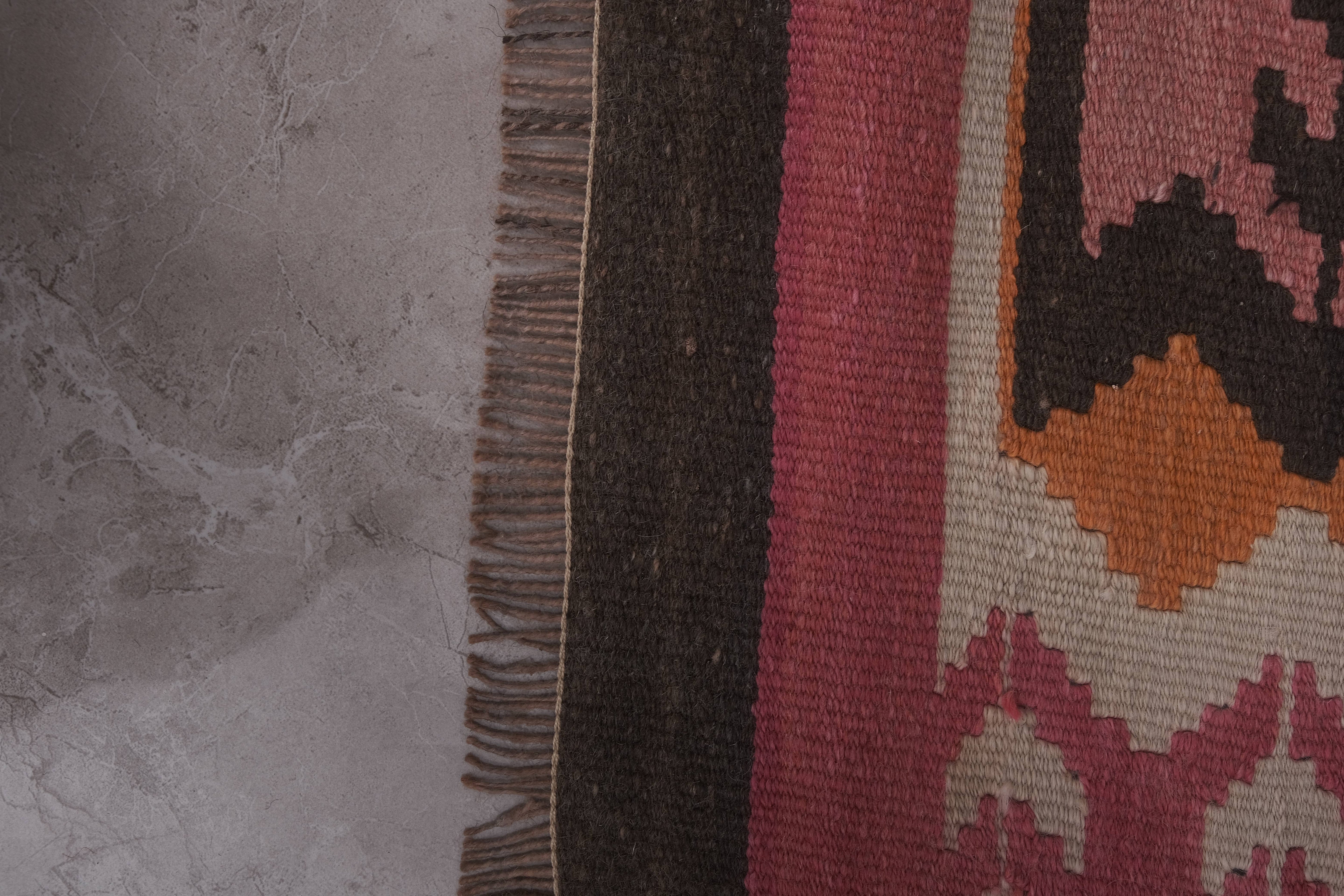Vintage Kilim Runner 3'3'' x 15'