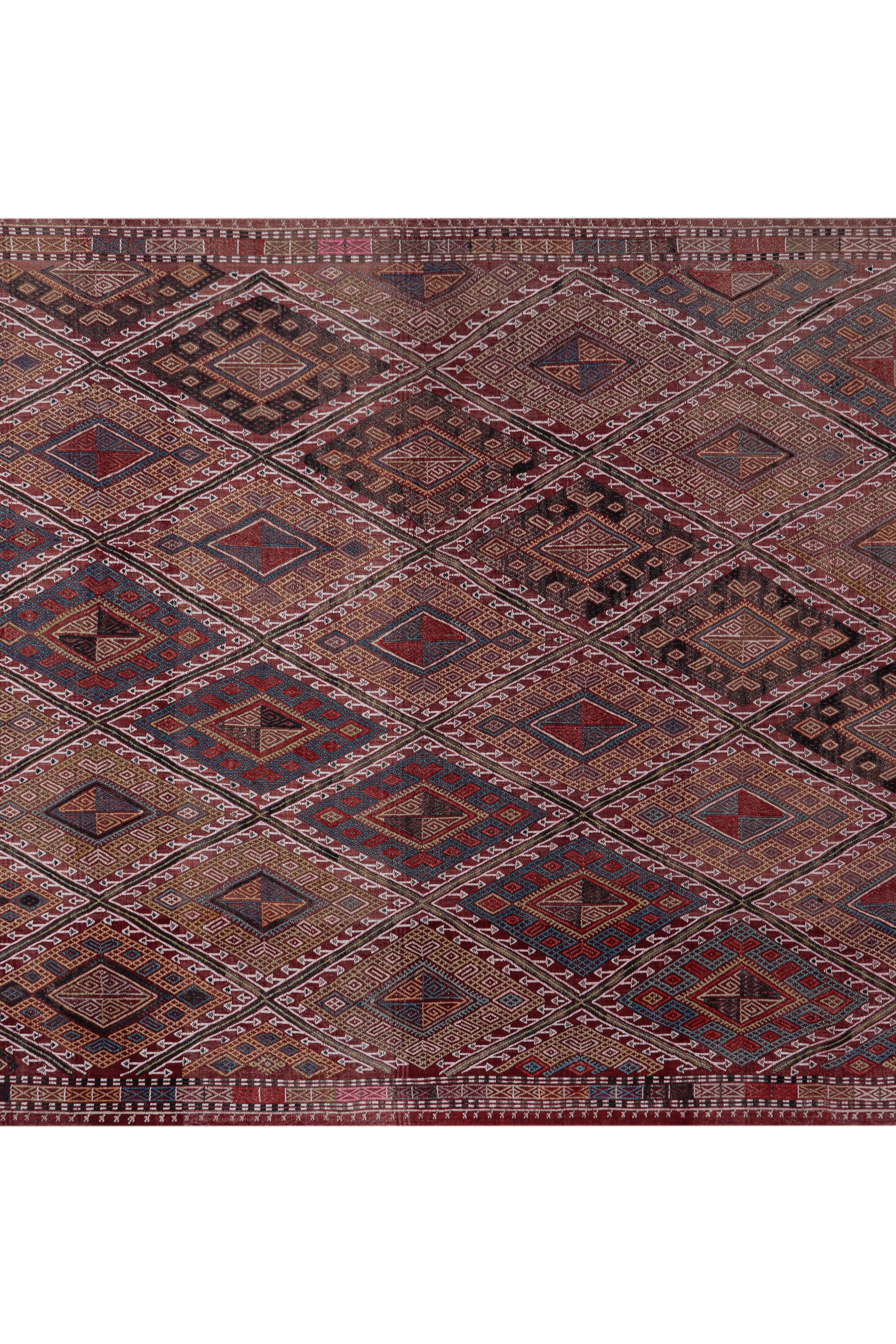 Vintage Turkish Kilim Rug 5'3'' x 7'9''