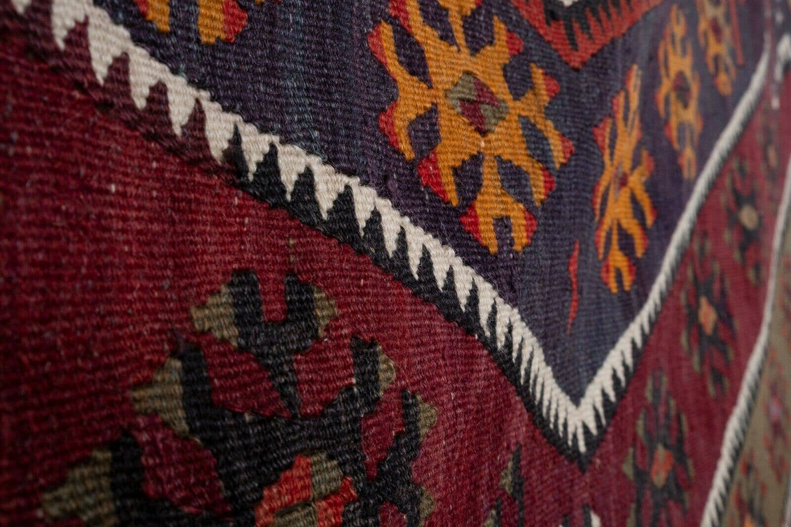 Vintage Turkish Kilim Runner 2'6'' x 12'6''