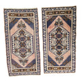 Vintage Turkish Yastik Rugs Set of 2 | 21'' x 41''