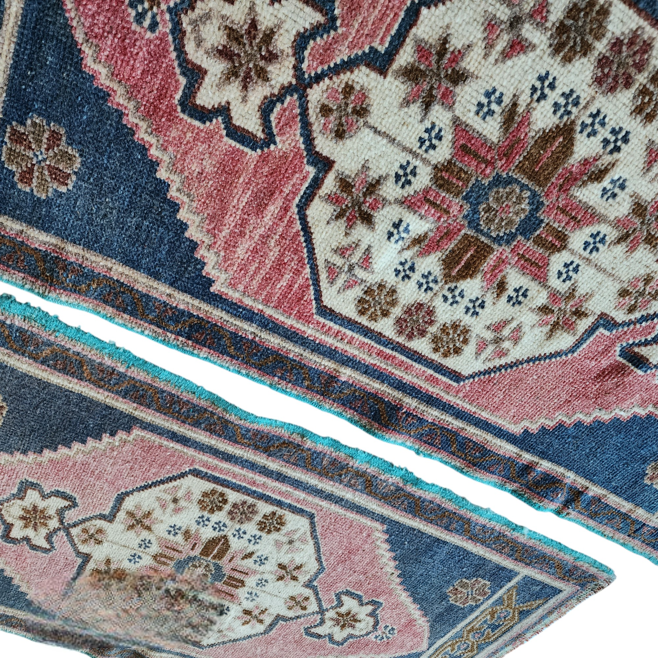 Vintage Turkish Yastik Rugs Set of 2 | 22'' x 36''