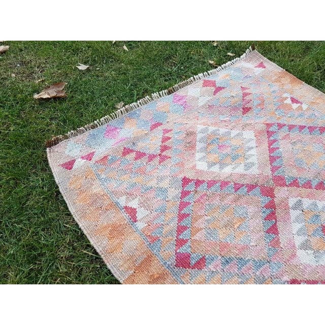 Vintage Herki Kilim Runner 2'8'' x 9'10''