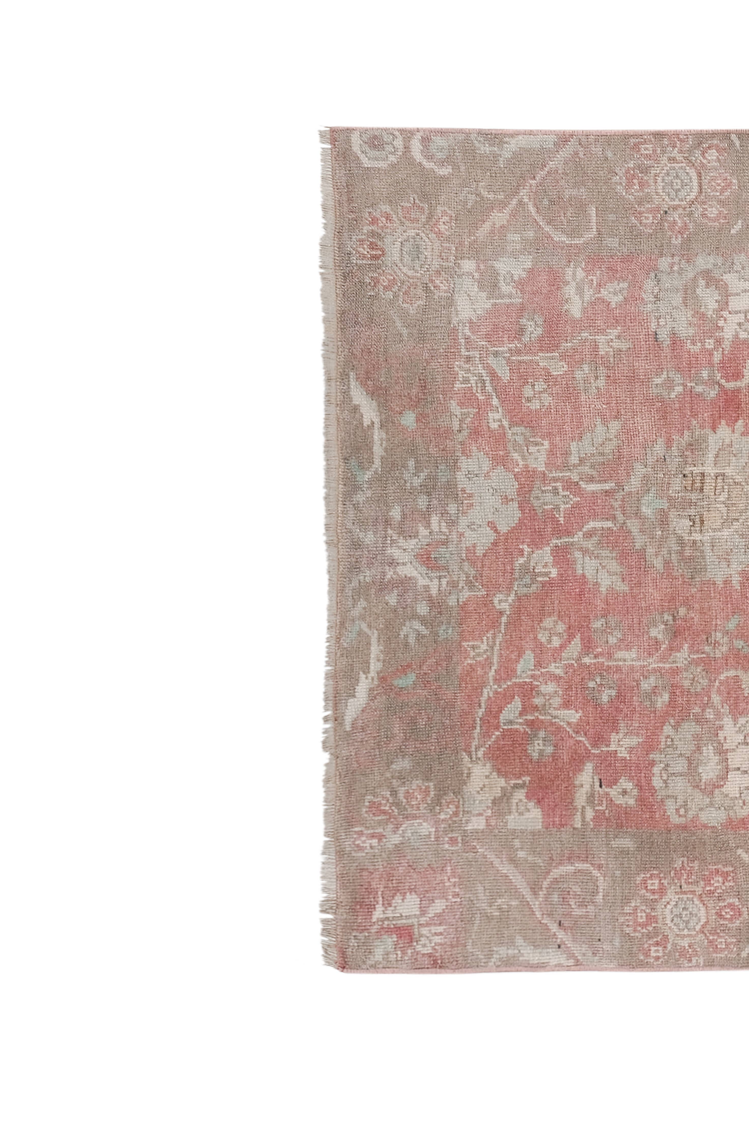 Vintage Turkish Karapinar Rug 3'10'' x 6'5''