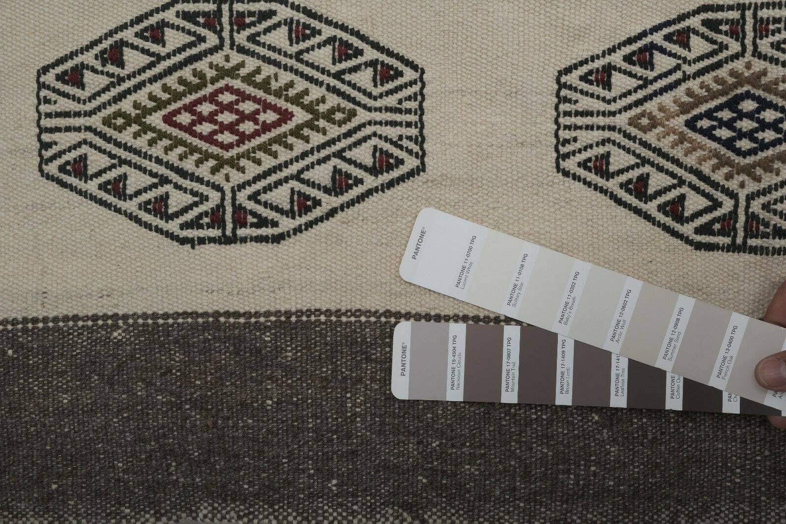 Vintage Turkish Konya Kilim Rug 5'4'' x 7'3''