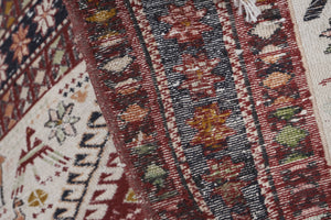Vintage Turkish Soumac Kilim Rug 3'6'' x 6'1''