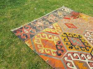 Vintage Turkish Rug 3' x 8'11''