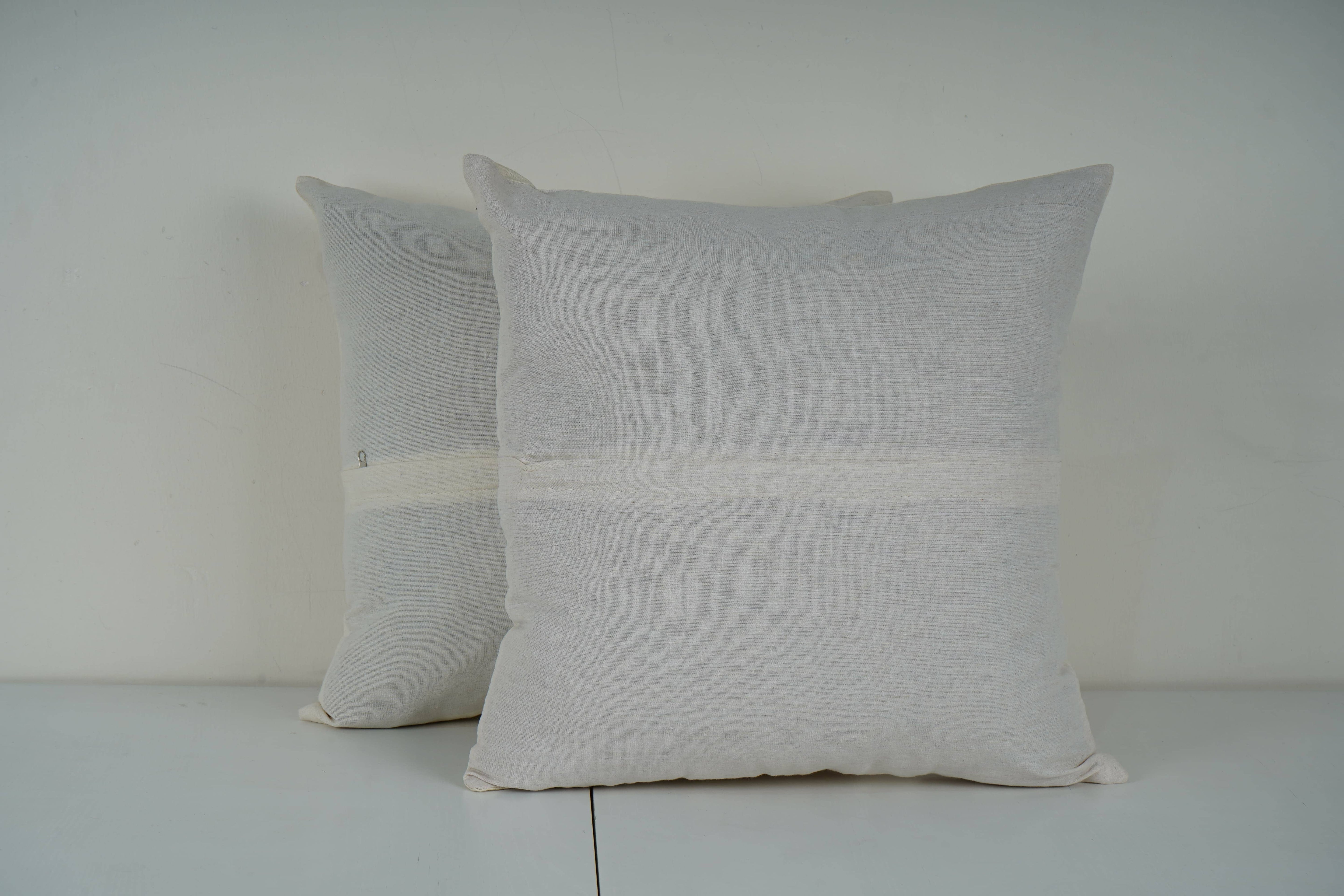 Fish Suzani Pillow Cover Set of 2 | 18'' x 18''