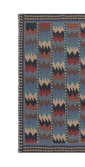 Vintage Turkish Kilim Rug 6'4'' x 6'4''