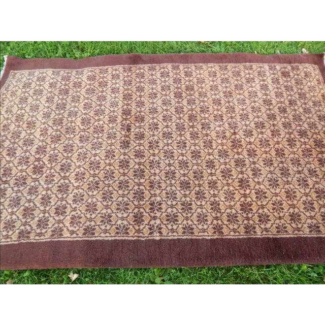 Vintage Turkish Tulu Rug 3'9'' x 6'2''