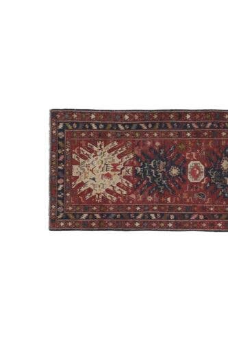 Vintage Turkish Anatolian Soumac Runner Rug 4'5'' x 9'8''