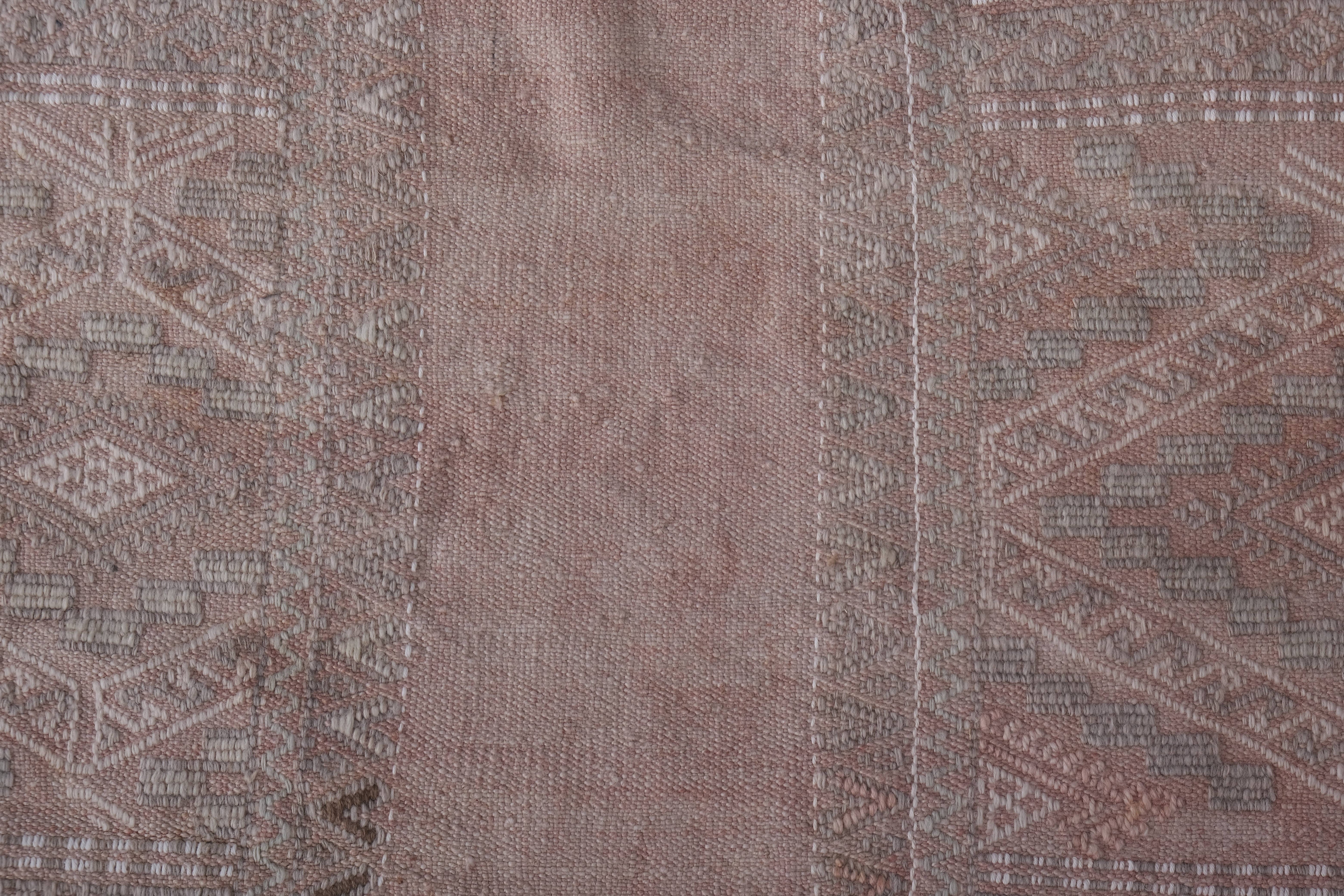 Vintage Turkish Kilim Runner 1'7'' x 15'9''