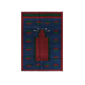 Vintage Turkish Tulu Rug 3'7'' x 5'3''