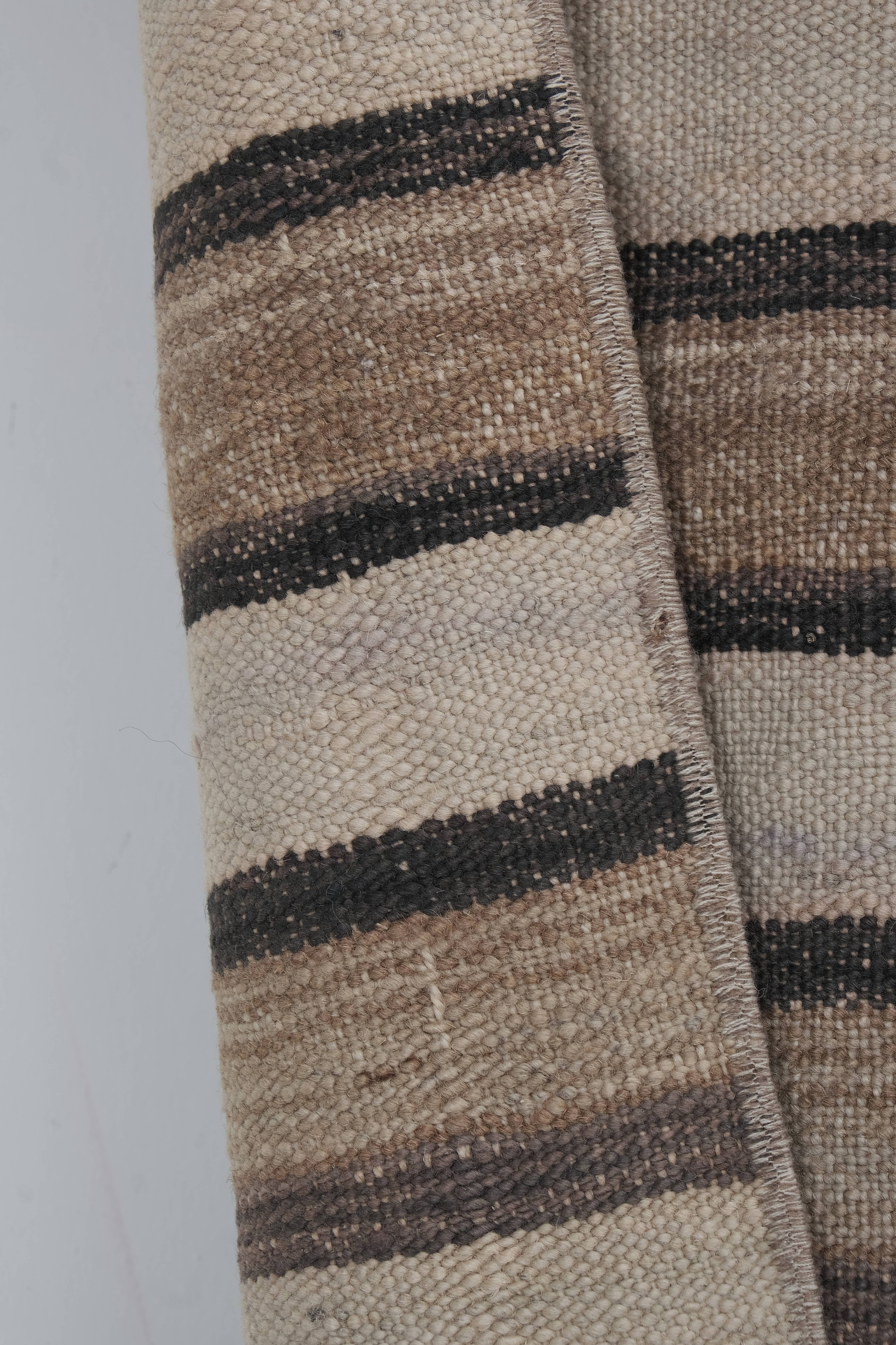 Vintage Turkish Kilim Runner 3'7'' x 9'3''