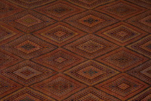 Vintage Turkish Kilim Rug 5'4'' x 7'7''