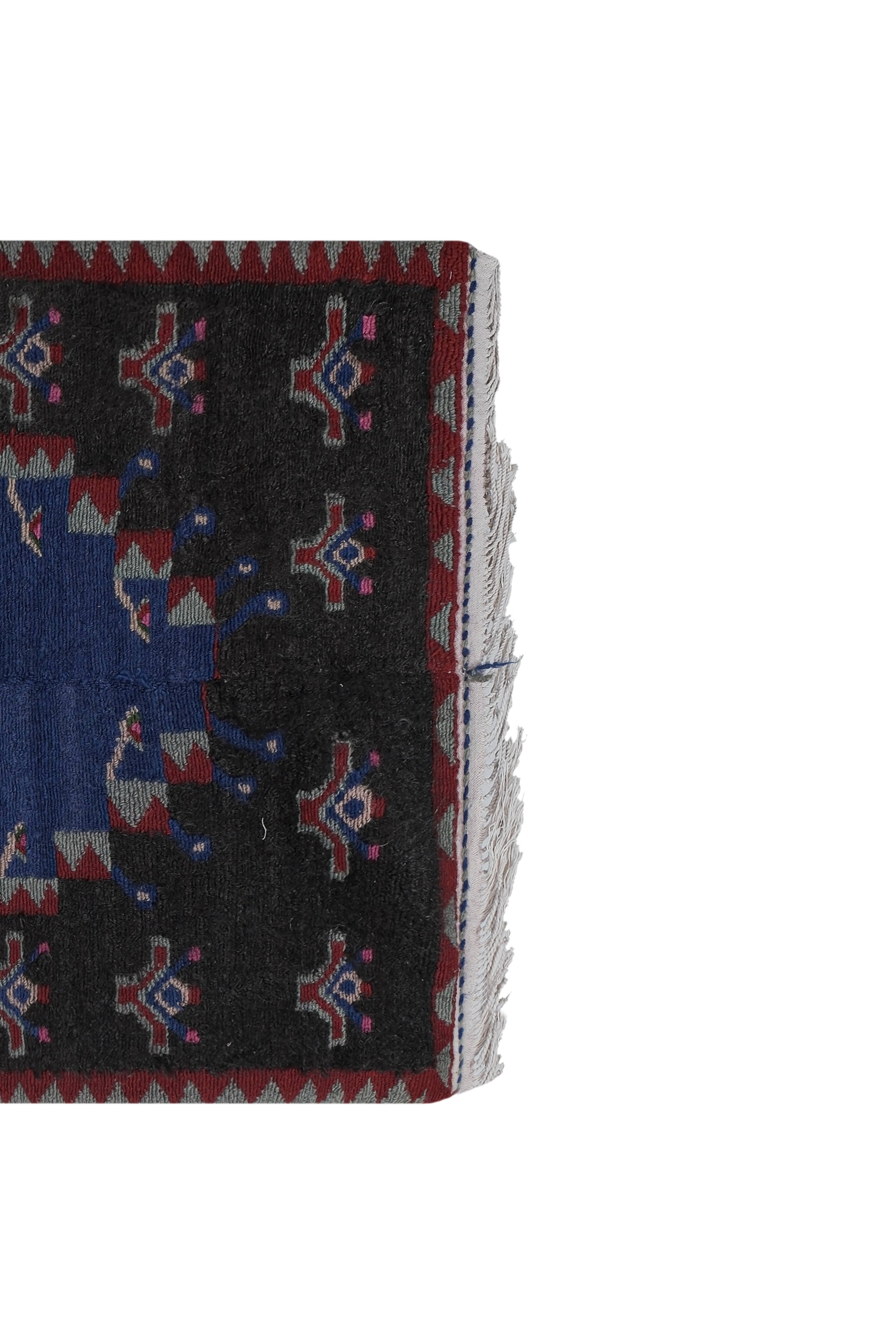 Vintage Turkish Shaggy Rug 40'' x 55''