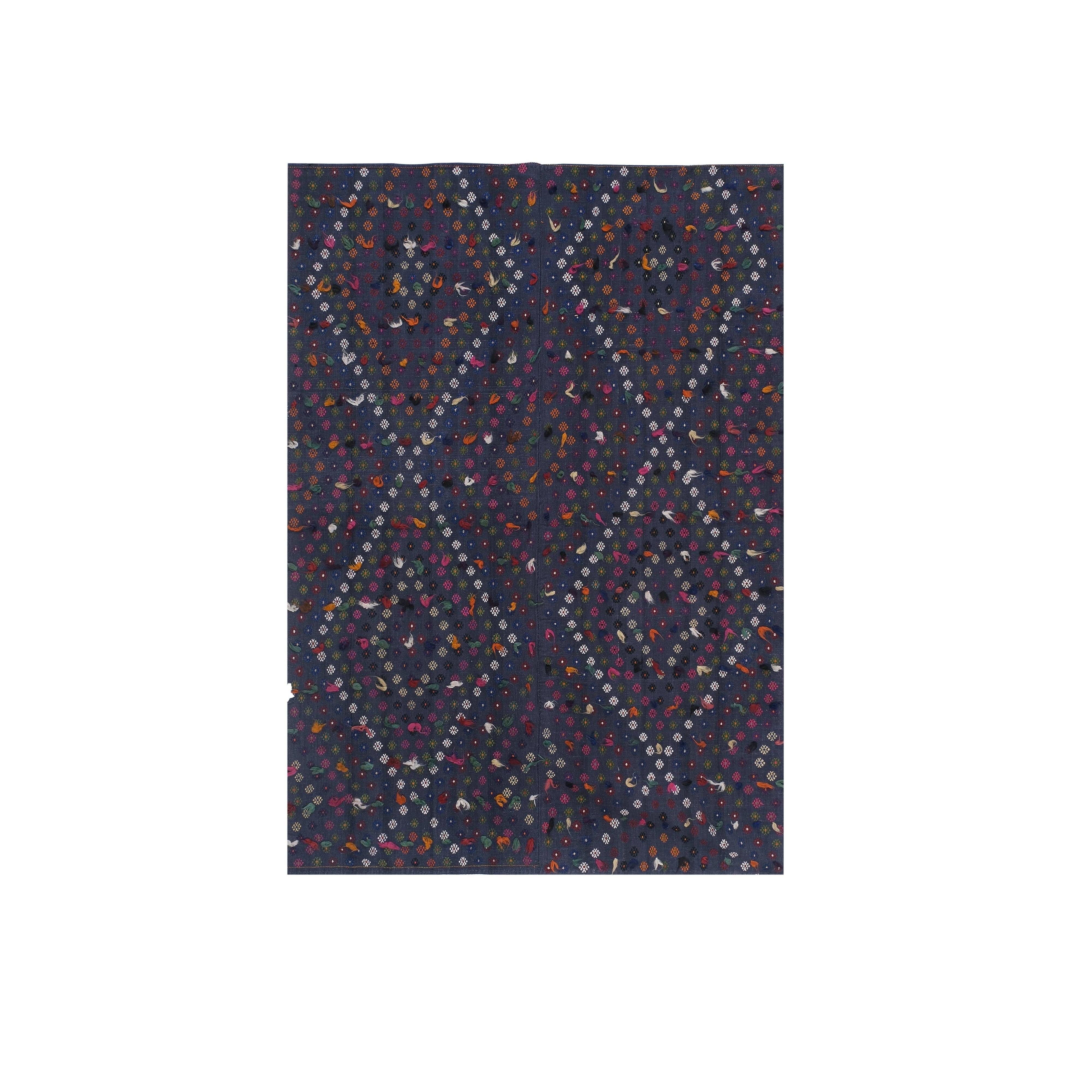 Vintage Turkish Kars Oushak Rug 6'8'' x 9'10''