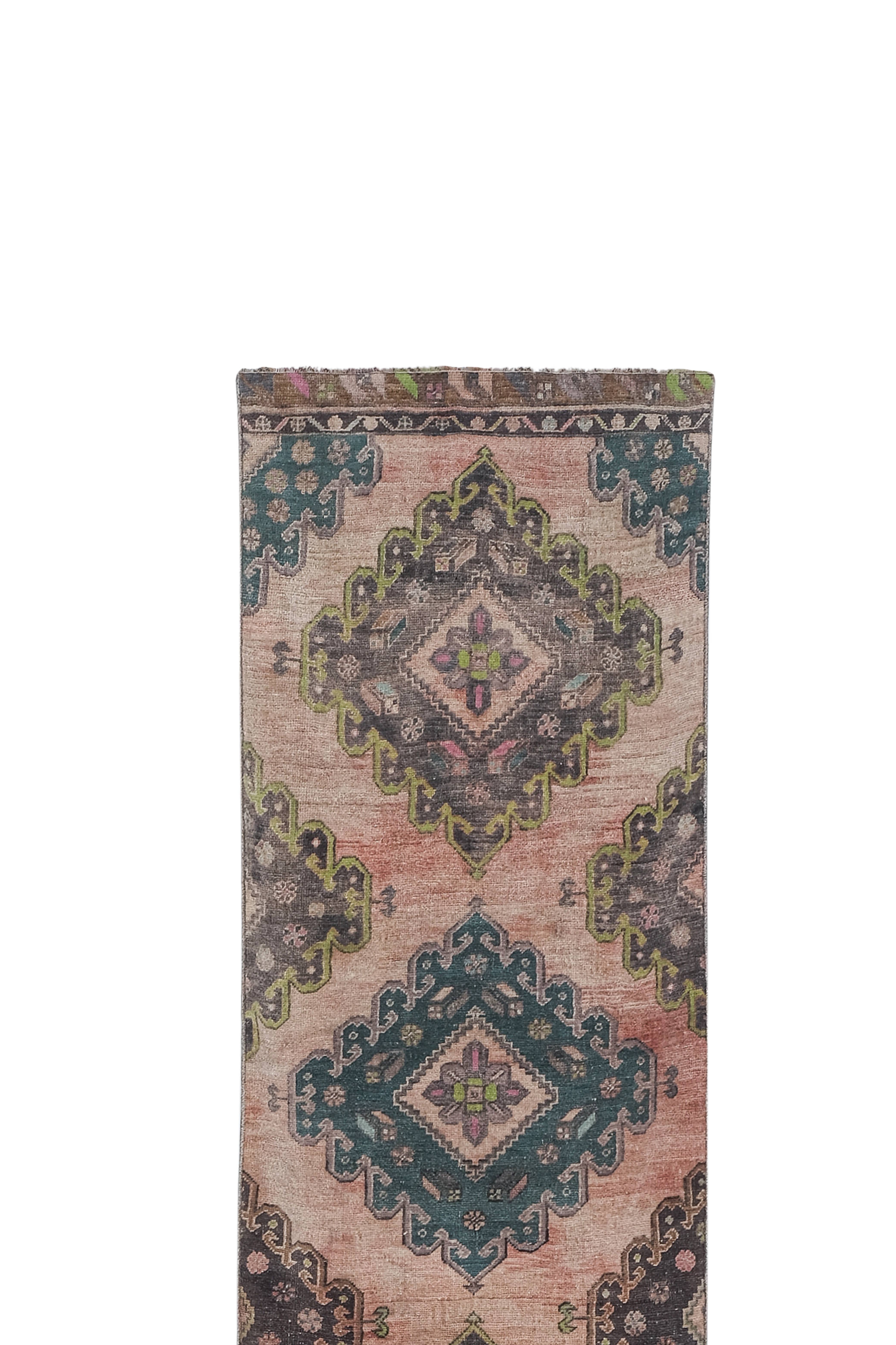 Vintage Turkish Anatolian Runner Rug 2'11'' x 16'2''