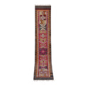 Vintage Turkish Kilim Runner 2'8'' x 16'7''
