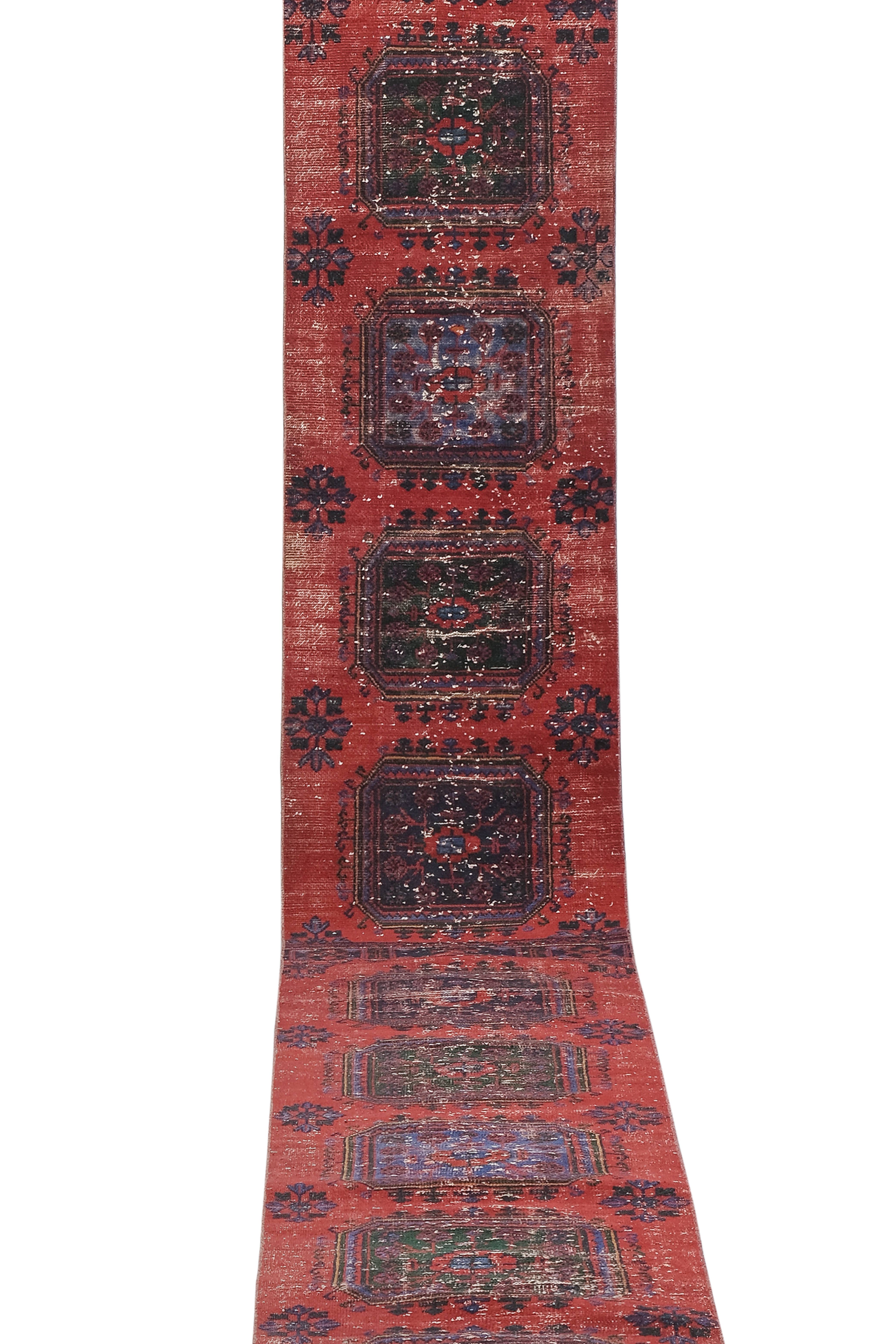 Vintage Turkish Runner Rug 2'7'' x 21'2''