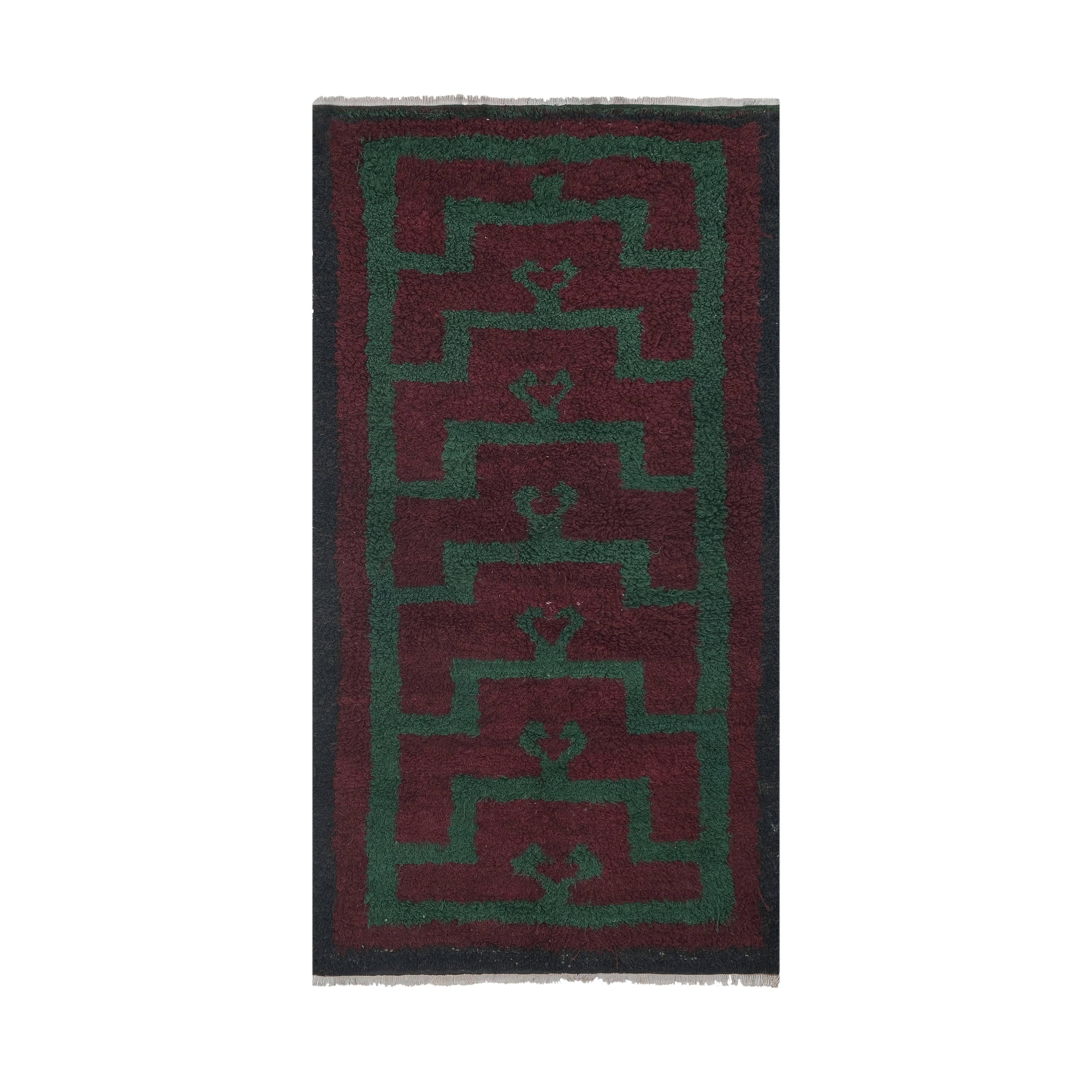 Vintage Turkish Tulu Rug 3'11'' x 6'10''