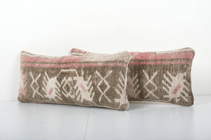 Rug Pillow Cover Set of 2 | 10'' x 19''