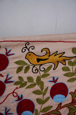 Silk Suzani Wall Hanging & Bedspread 3'4'' x 6'1''