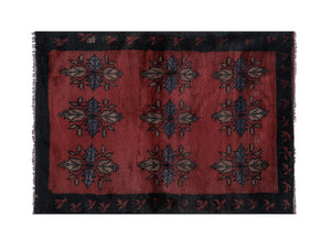 Vintage Turkish Tulu Rug 3'5'' x 5'3''