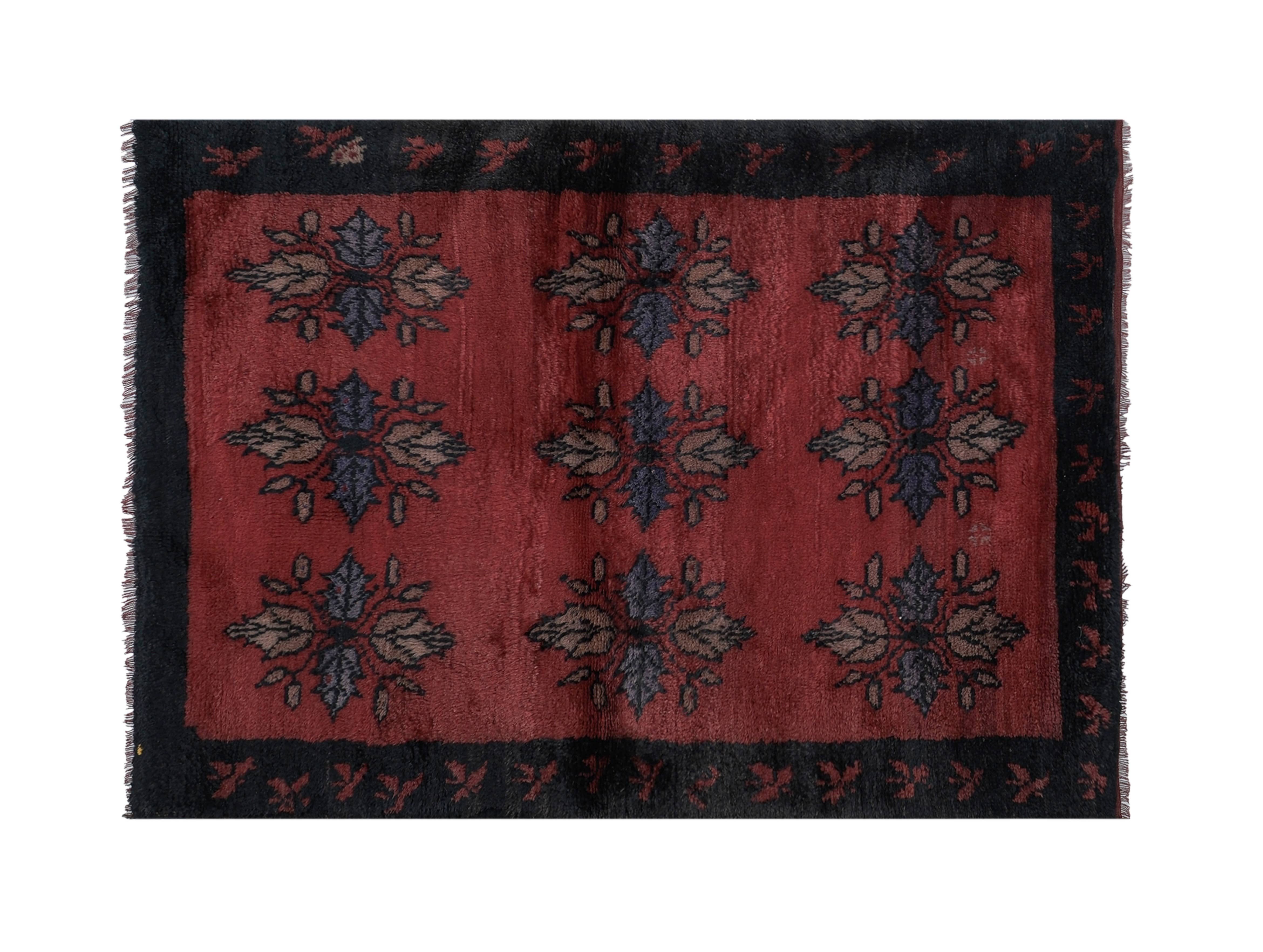 Vintage Turkish Tulu Rug 3'5'' x 5'3''