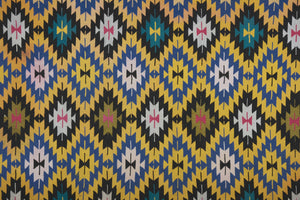 Vintage Turkish Kilim Rug 6'6'' x 9'3''