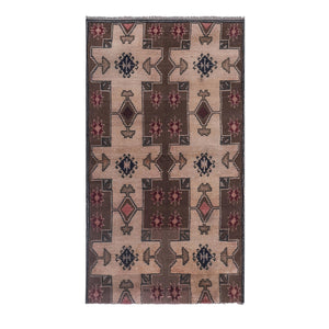 Vintage Turkish Karapinar Rug 4'6'' x 8'