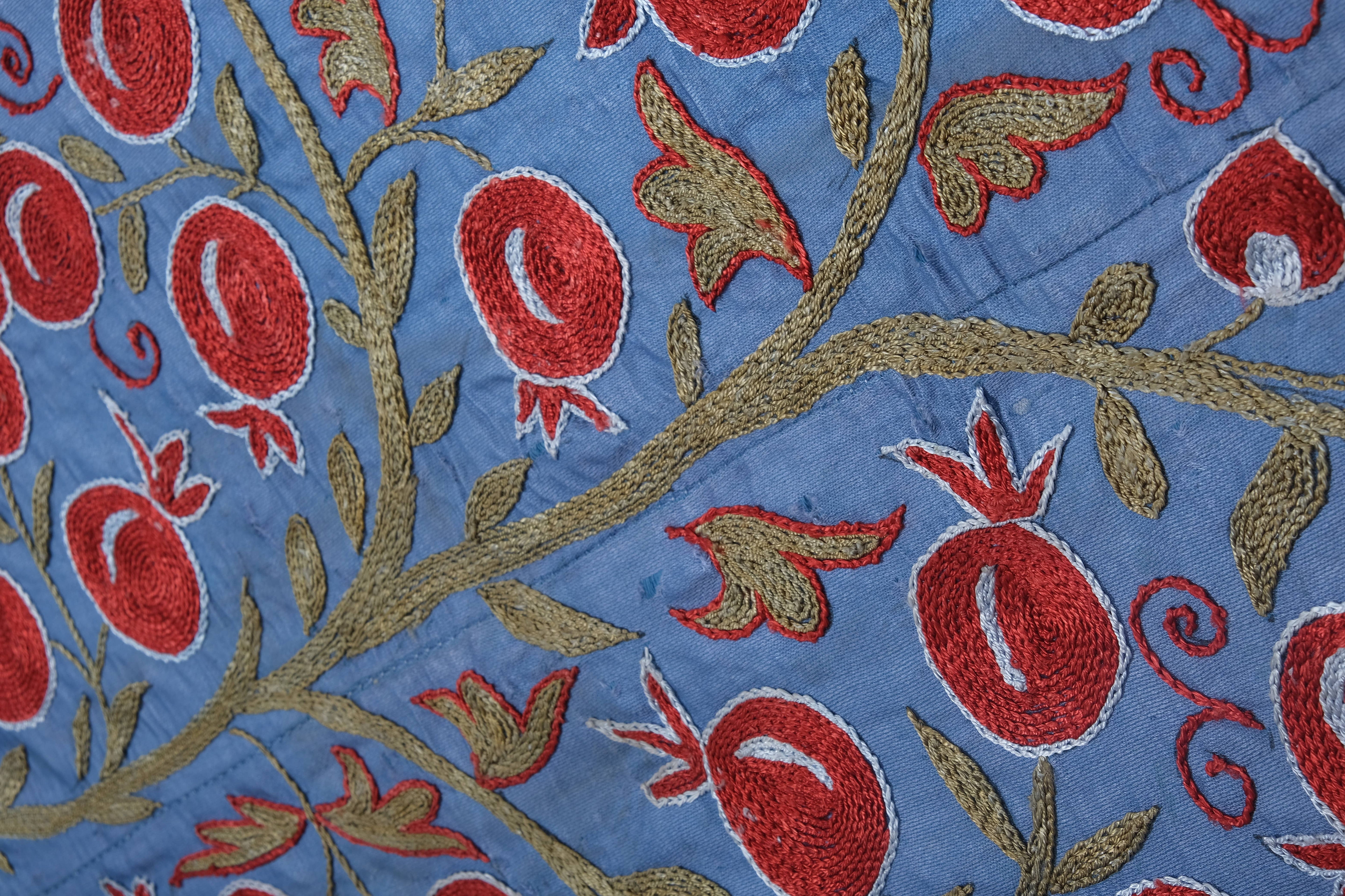 Silk Suzani Table Runner | 3'6'' x 6'3''