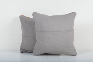Rug Pillow Cover Set of 2 | 15'' x 15''