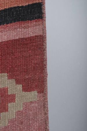 Vintage Turkish Kilim Runner 2'4'' x 22'11''