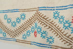 Vintage Turkish Kilim Runner 2'4'' x 16'10''