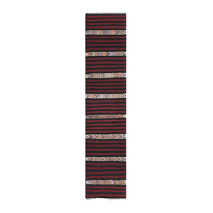 Vintage Turkish Kilim Runner 2'3'' x 10'2''