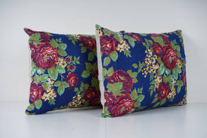 Uzbek Roller Printed Pillow Cover Set of 2 | 16'' x 22''