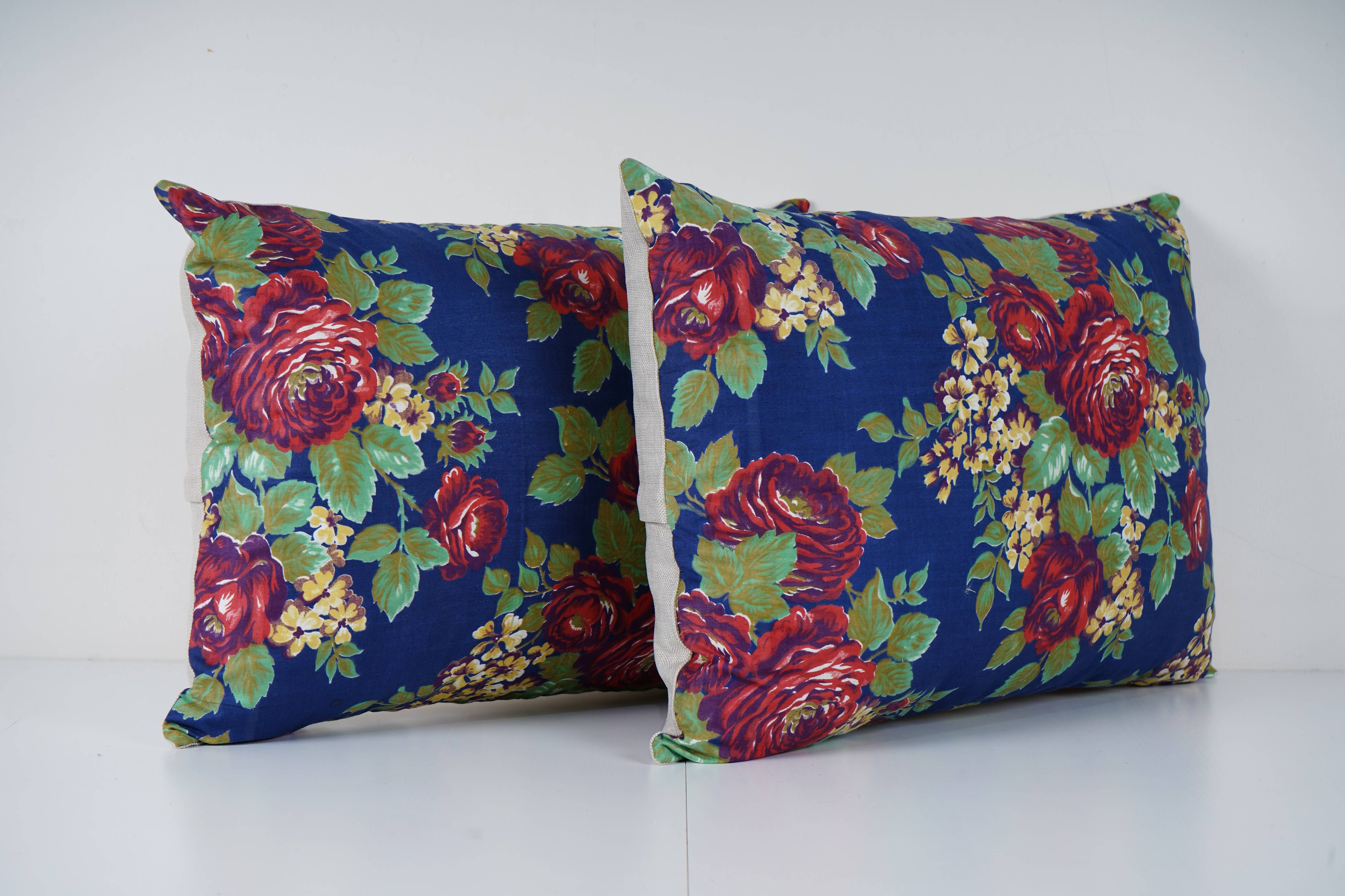 Uzbek Roller Printed Pillow Cover Set of 2 | 16'' x 22''
