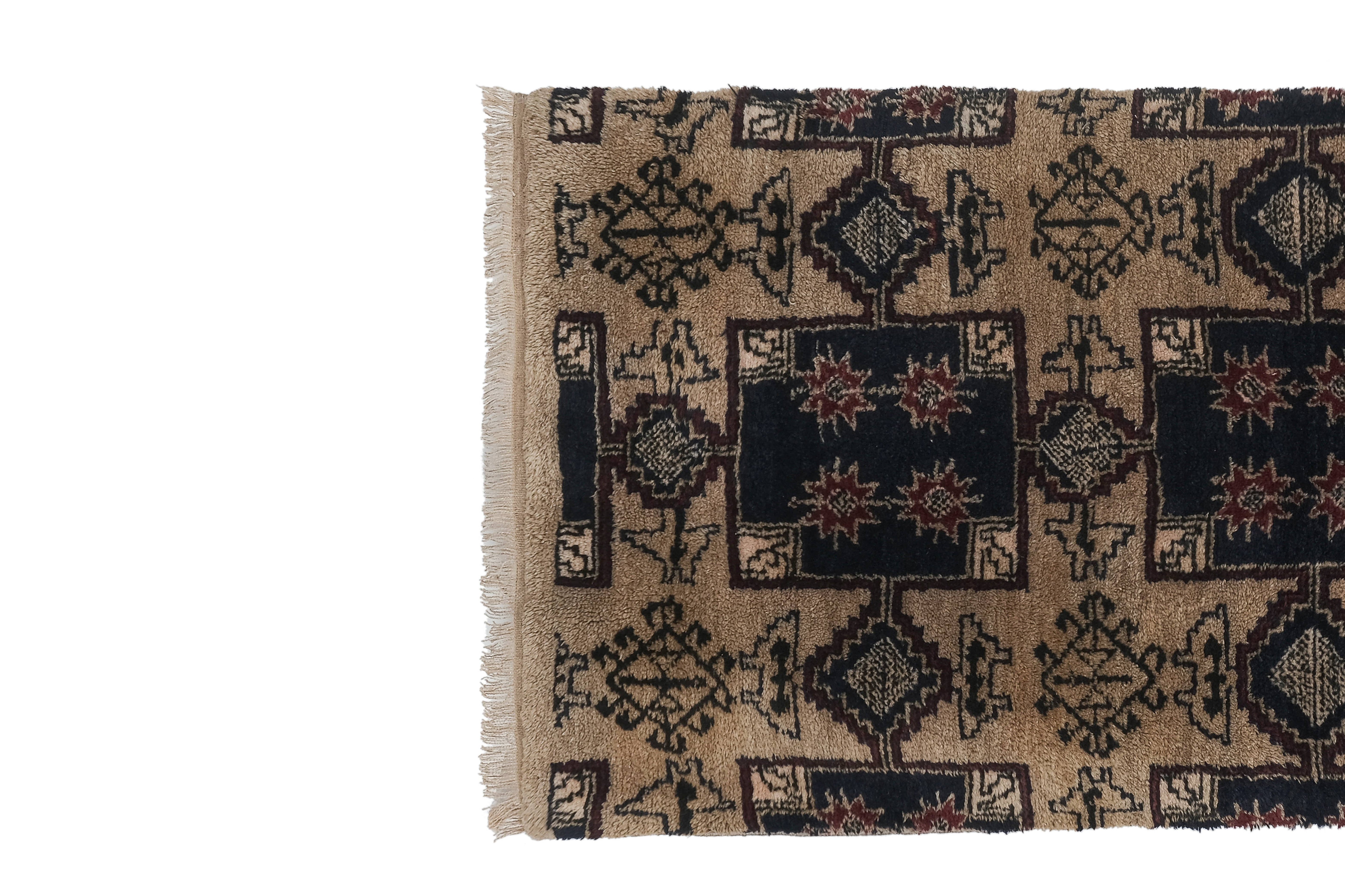 Vintage Turkish Tulu Rug 2'11'' x 6'4''