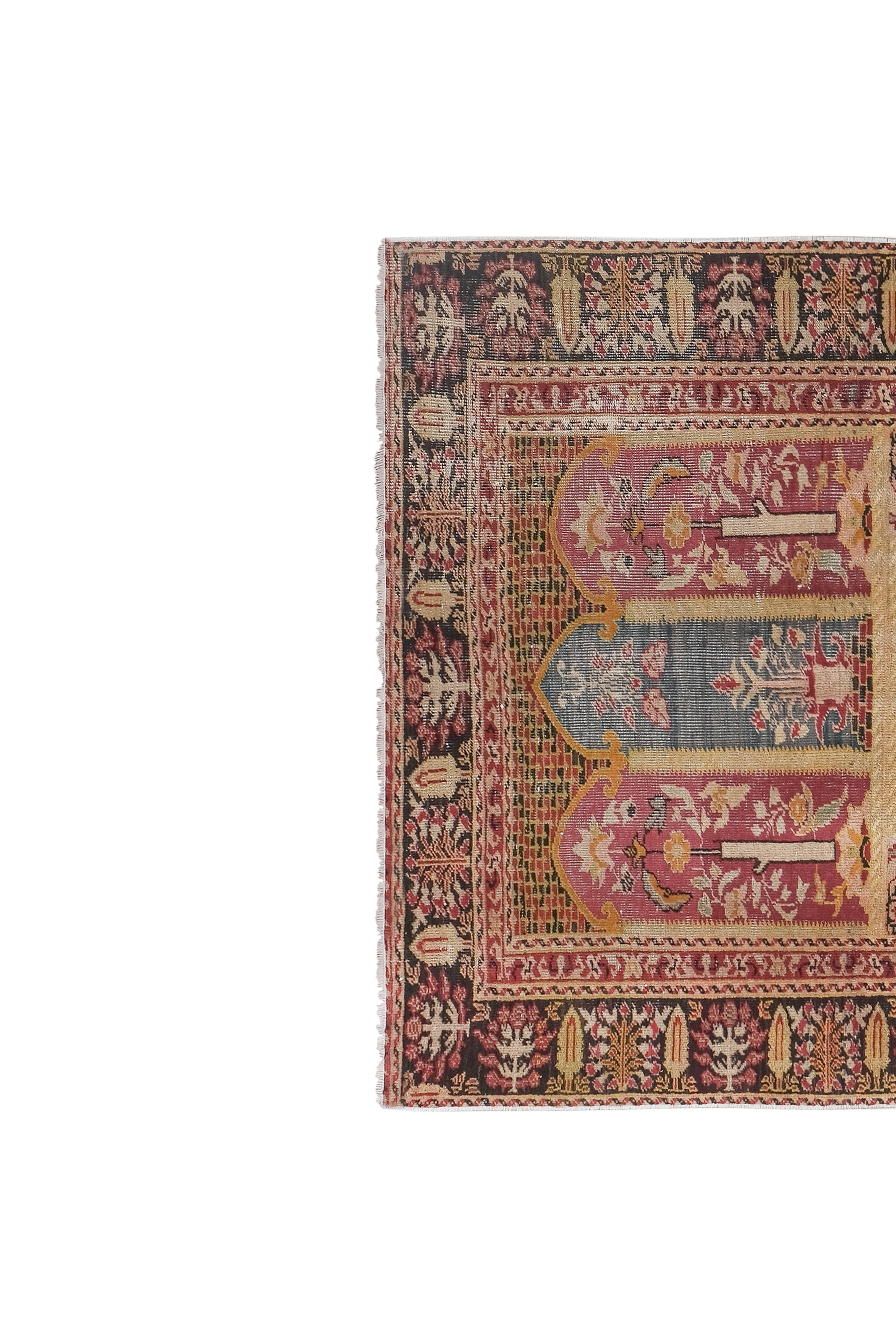 Vintage Turkish Rug 3'9'' x 6'