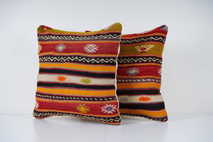 Kilim Pillow Cover Set of 2 | 20'' x 20''