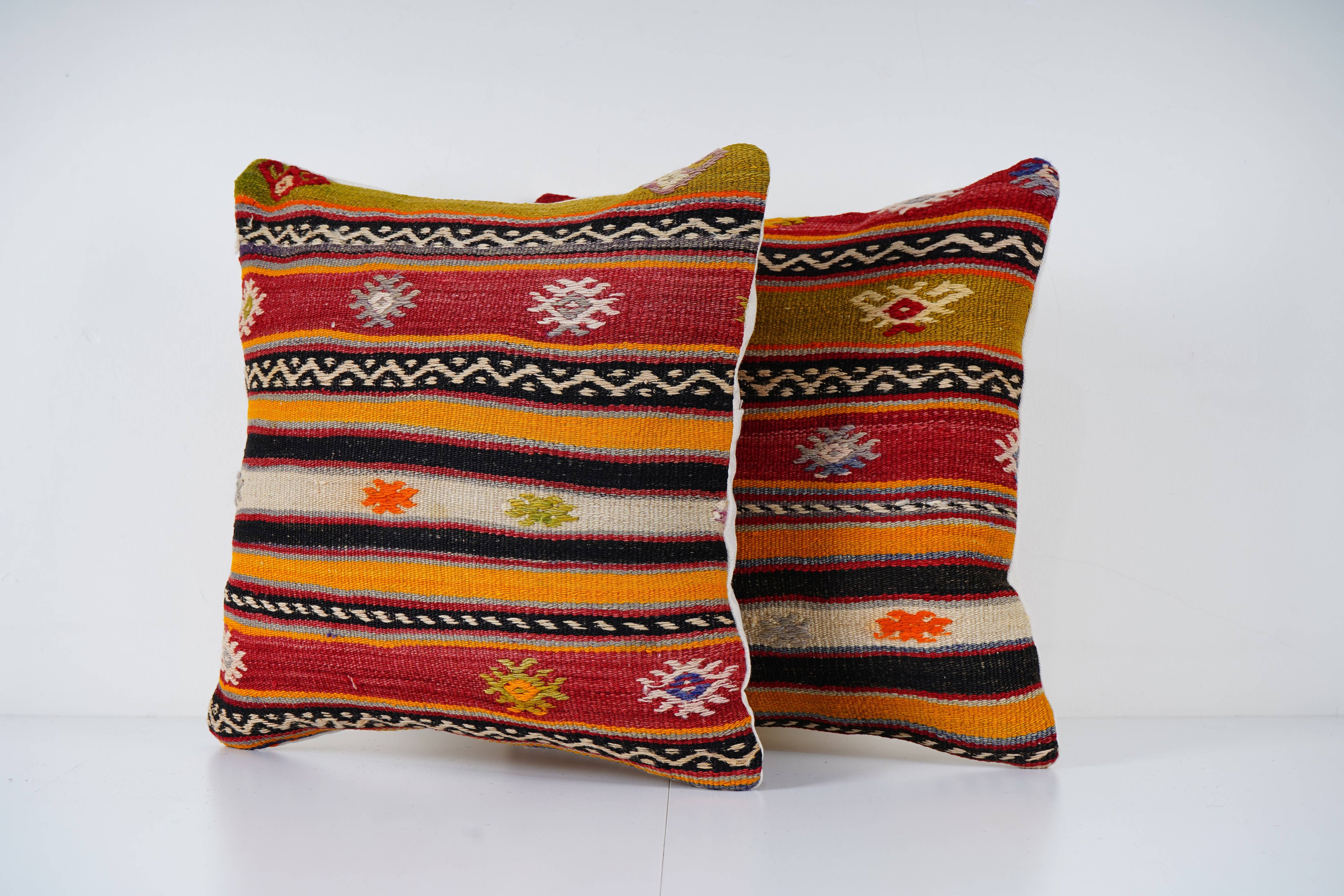 Kilim Pillow Cover Set of 2 | 20'' x 20''