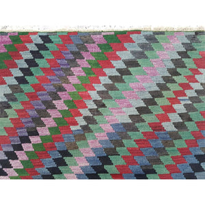 Vintage Turkish Kilim Rug 34'' x 43''