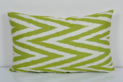 Silk Ikat Velvet Pillow Cover | 12'' x 20''