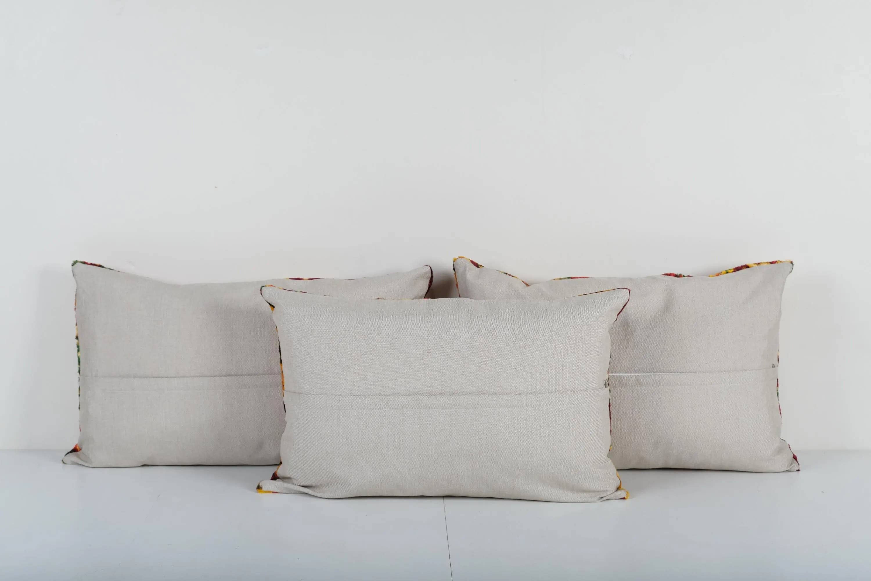 Kilim Pillow Cover Set of 3 | 16'' x 24''