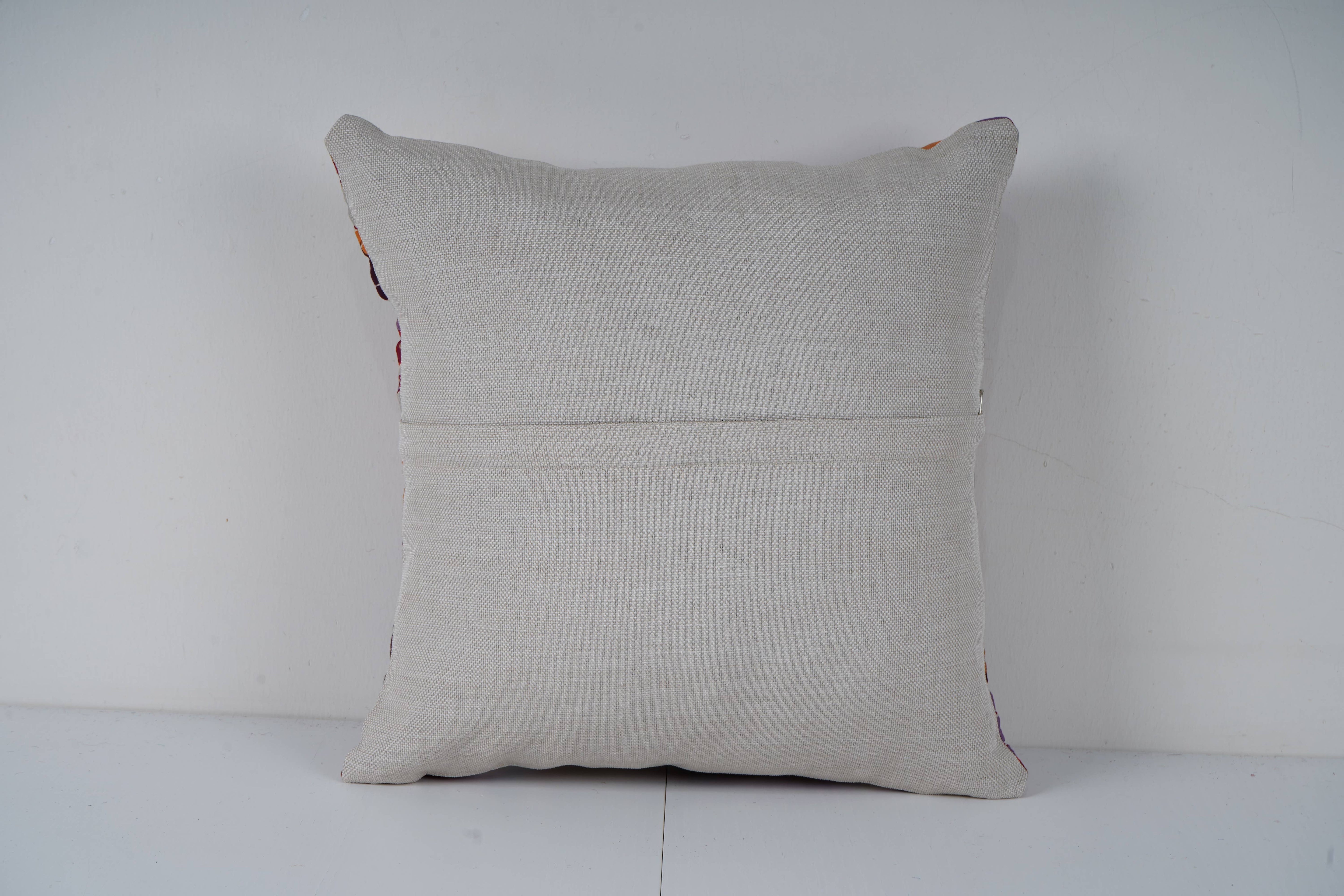 Uzbek Roller Printed Pillow Cover | 15'' x 15''