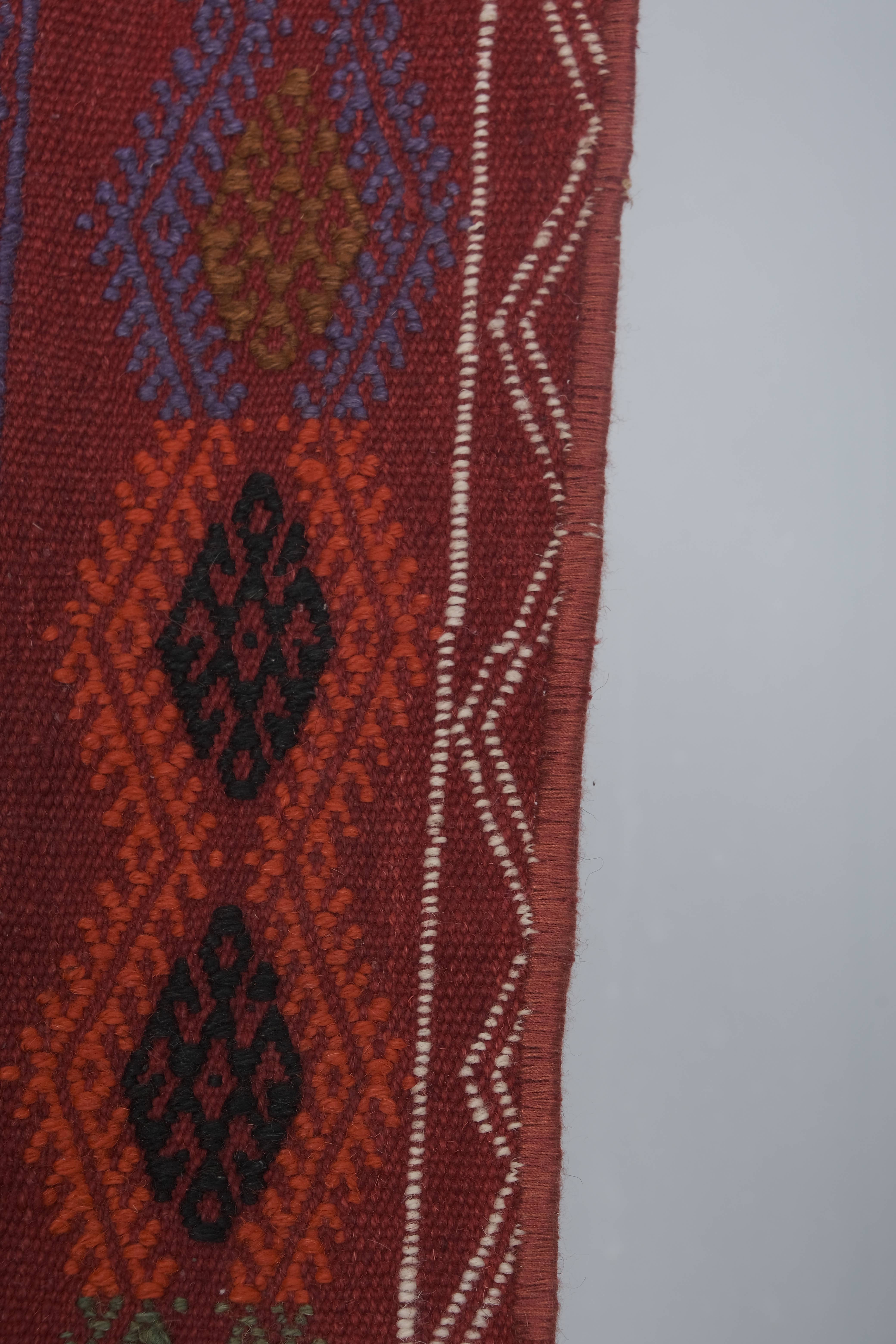 Vintage Kilim Runner 4' x 14'3''